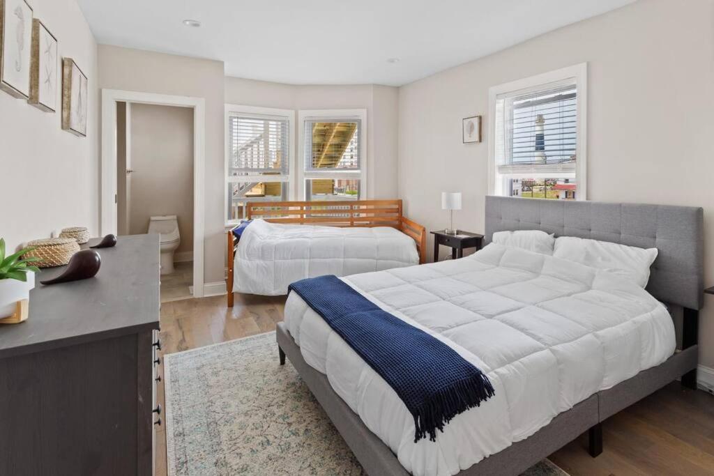 Renovated Beach Block 7Br North Beach Atlantic City - Steps To Beach & Casino Bagian luar foto